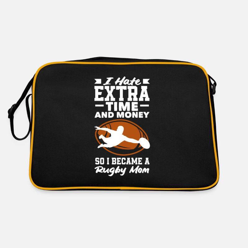 Ich Wurde Eine Rugby-Mama Weil Ich Extra Zeit Und Retro Tasche