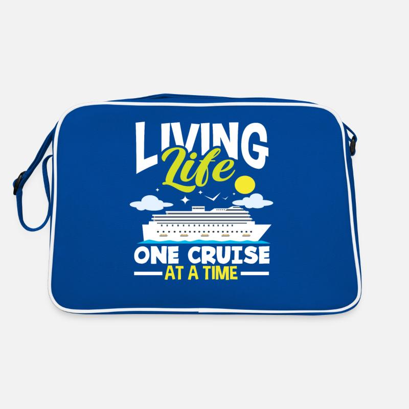 Live life one cruise at a time Retro Bag