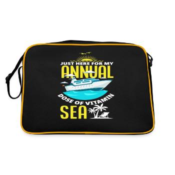 Here for my annual dose of Vitamin Meer - Retro Bag - black/gold - Back