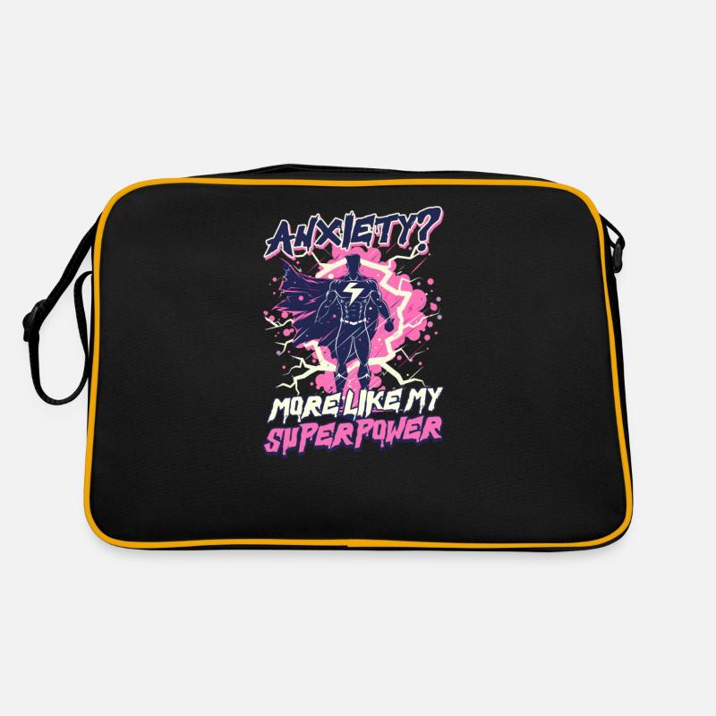 Dépression Conscience L’anxiété comme mon pouvoir Sac Retro
