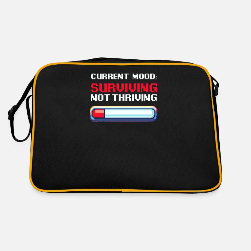 Conscience de la dépression Survivre, pas prospérer Sac Retro
