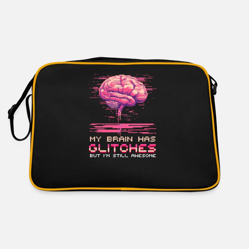 Le cerveau de la conscience de la dépression a des problèmes géniaux Sac Retro