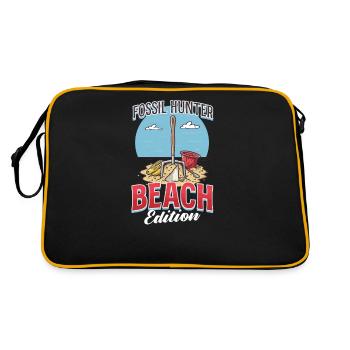 Beach Fossils Fossil Hunter: Beach Edition - Retro Bag - black/gold - Back