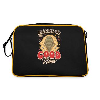 Beach Fossils Digging Up Good Vibe - Retro Bag - black/gold - Back