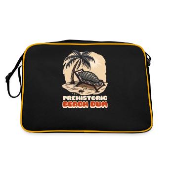 Fossiles de plage Préhistorique Beach Bum - Sac Retro - noir/or - Dos