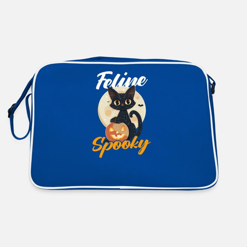 Halloween Cat Feline Spooky Retro Bag