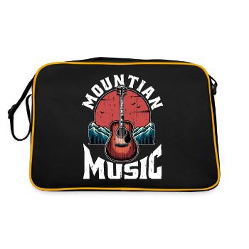 Musique bluegrass Musique de montagne Instrument à cordes - Sac Retro - noir/or - Dos