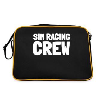 Sim Racing - Retro Bag - black/gold - Back