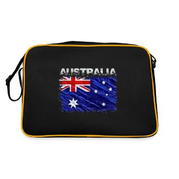 Australie - Sac Retro - noir/or - Dos