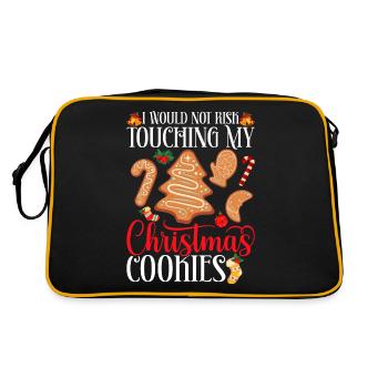 Ce n’est pas accumuler quand ce sont des biscuits de Noël - Sac Retro - noir/or - Dos
