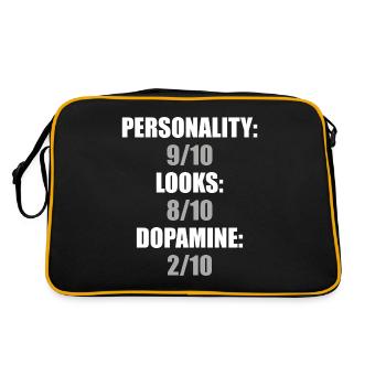 Drôle de sensibilisation à la maladie de Parkinson - Sac Retro - noir/or - Dos