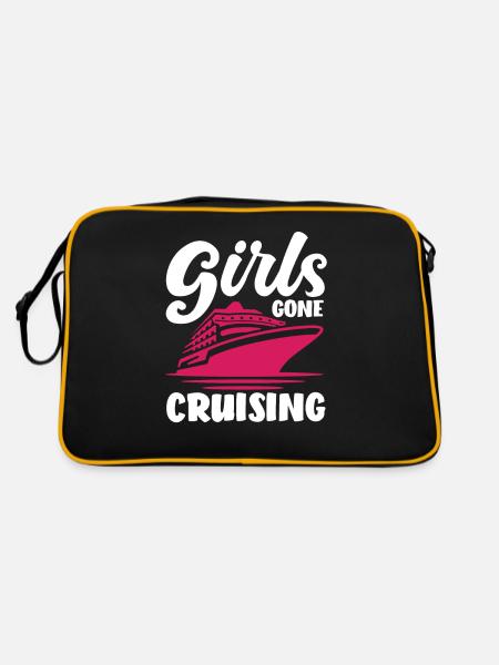 Filles en croisière d’aventure - Sac Retro - noir/or - Dos