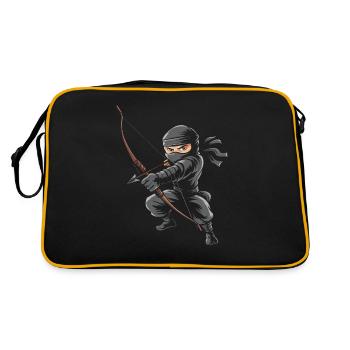 Archery Archery Archery Archer - Retro Bag - black/gold - Back