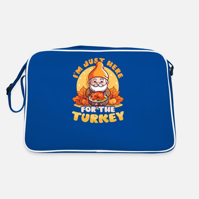Gnome de Thanksgiving Juste ici pour la dinde Sac Retro