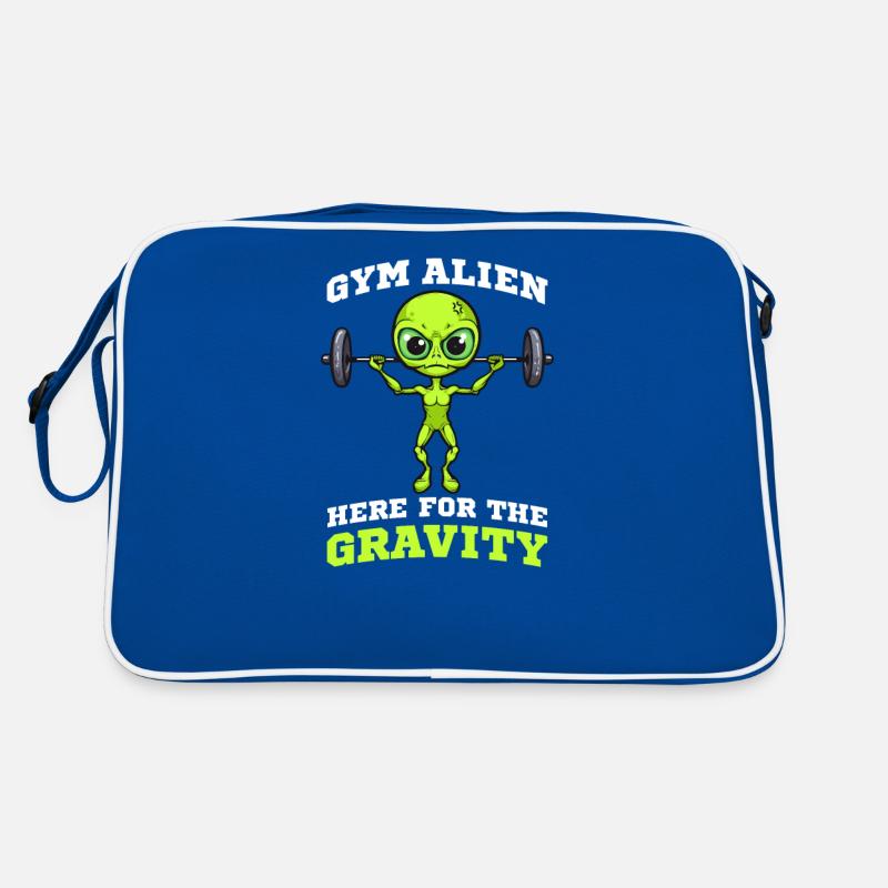 Gymnase d’enlèvement extraterrestre Alien Here For Gravity Sac Retro
