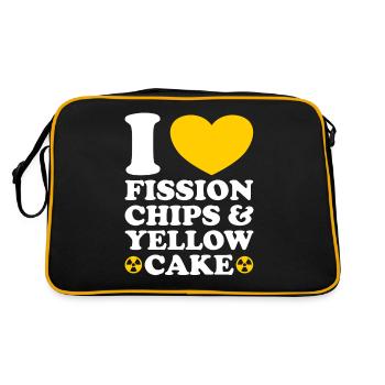 Funny Radiation Funny Nuclear Engineer - Retro Bag - black/gold - Back