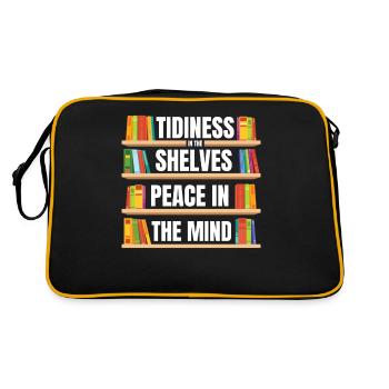 Library Assistant Librarian - Retro Bag - black/gold - Back
