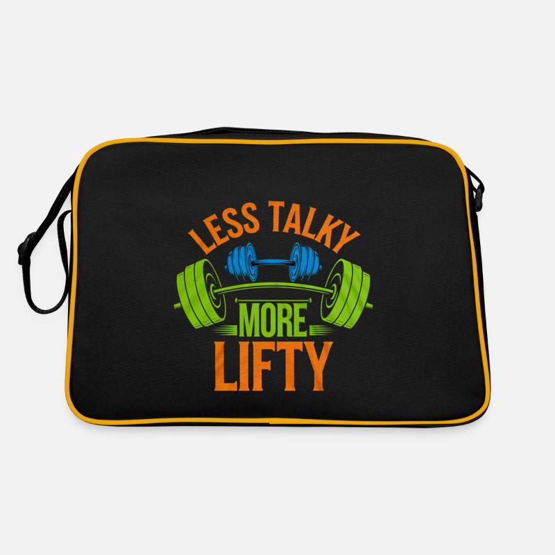 Less Talky More Lifty 4 Retro Tasche