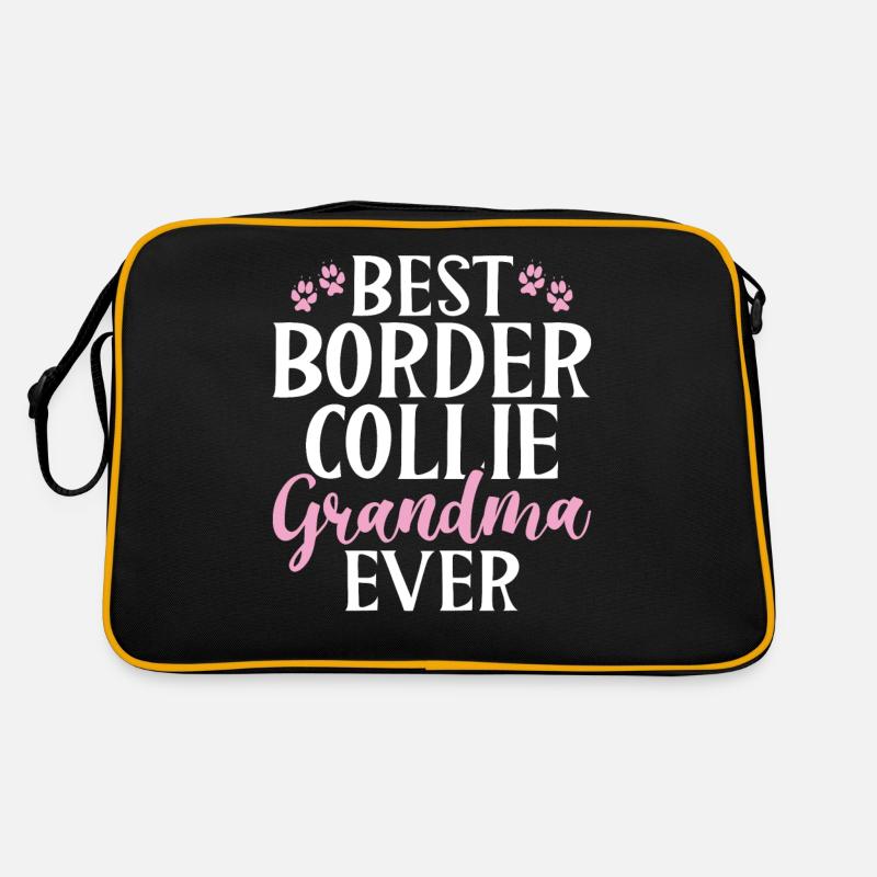 Cadeaux Border Collie Sac Retro