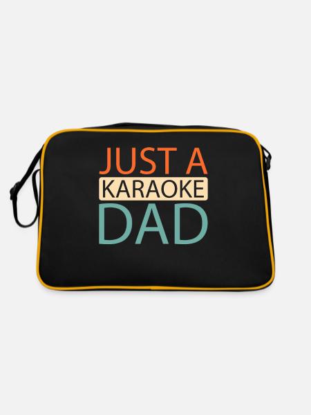 Karaoke Just A Karaoke Dad - Retro Bag - black/gold - Back