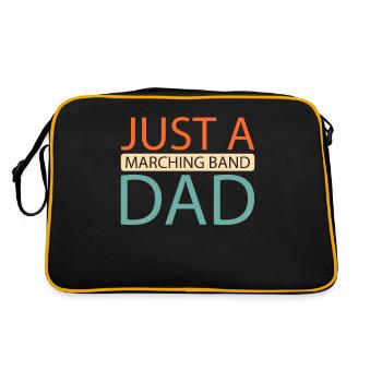 Fanfahrenzug Spielmannszug - Retro Tasche - Schwarz/Gold - Hinten
