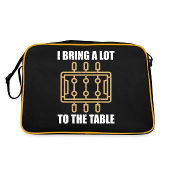 Table Soccer Funny Foosball - Retro Bag - black/gold - Back