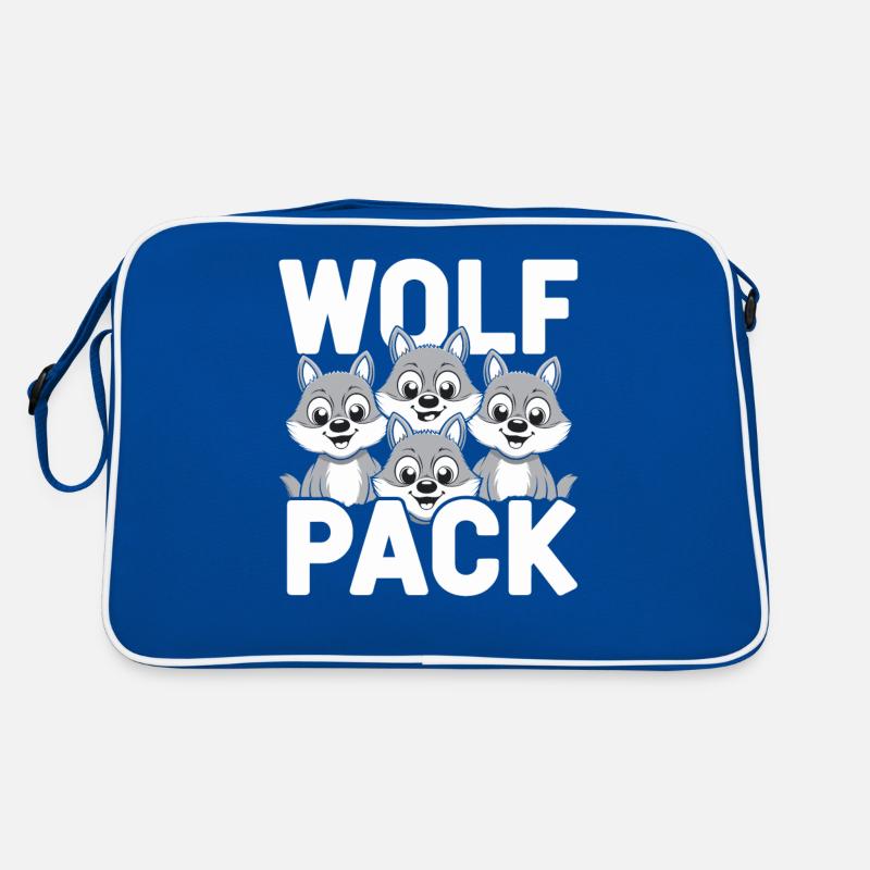 Wolf Group Design Meute de loups Sac Retro