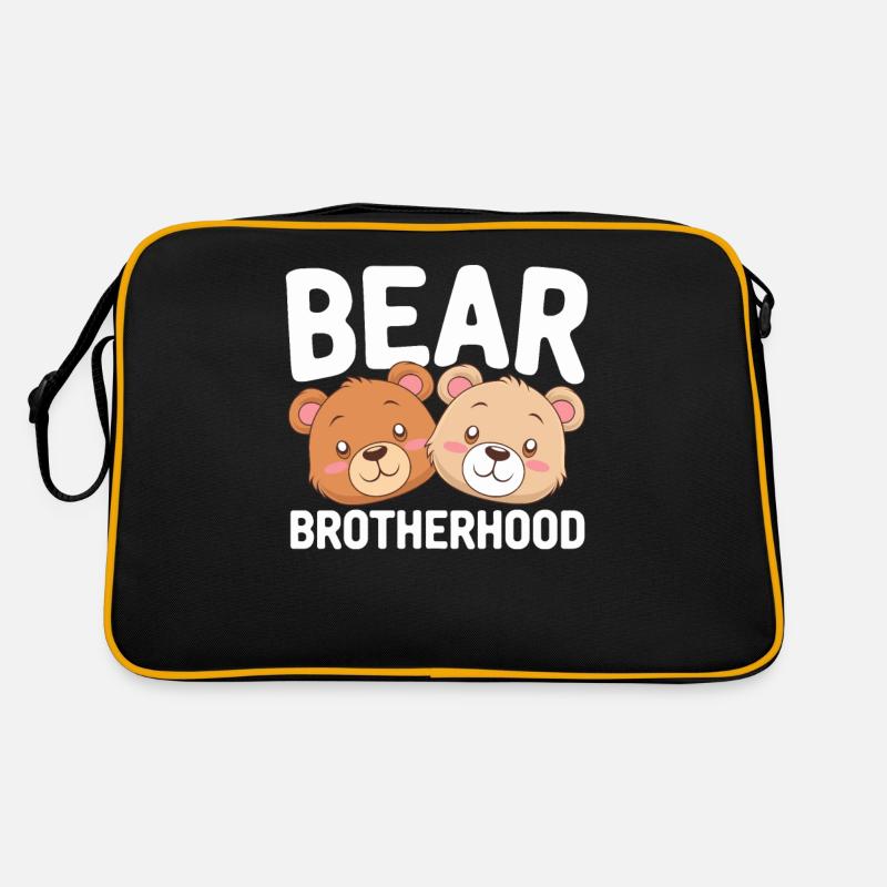 Les groupes d’ours conçoivent la confrérie des ours Sac Retro