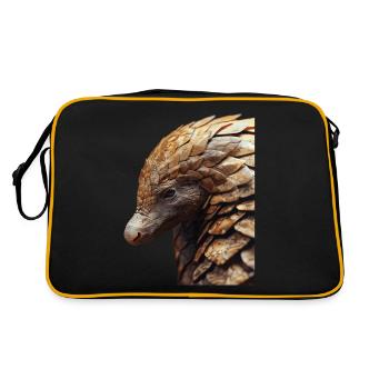 Pangolin - Retro Bag - black/gold - Back