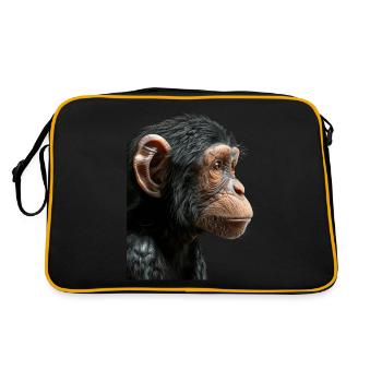 Monkey - Retro Bag - black/gold - Back