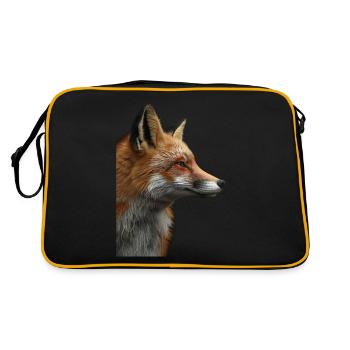 Red Fox - Retro Bag - black/gold - Back