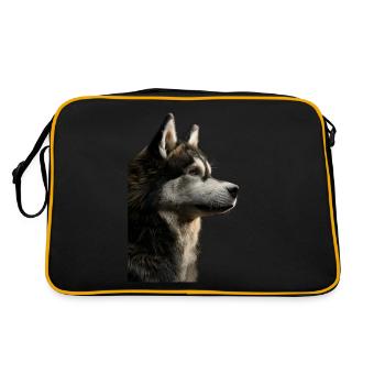 Malamute d’Alaska - Sac Retro - noir/or - Dos