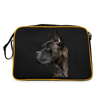 Cane corso - Sac Retro - noir/or - Dos
