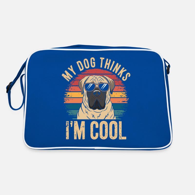 Mastiff Molosser Mon chien pense que je suis cool Sac Retro