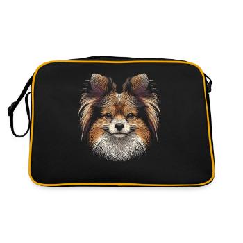 Empreinte digitale Papillon - Sac Retro - noir/or - Dos