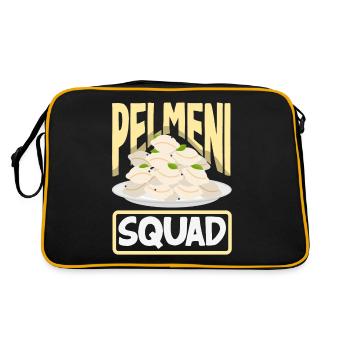 Pelmeni russes, quenelles russes - Sac Retro - noir/or - Dos