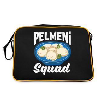 Pelmeni russes, quenelles russes - Sac Retro - noir/or - Dos