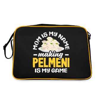 Pelmeni russes, quenelles russes - Sac Retro - noir/or - Dos
