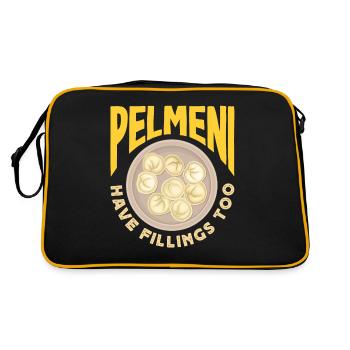 Pelmeni russes, quenelles russes - Sac Retro - noir/or - Dos