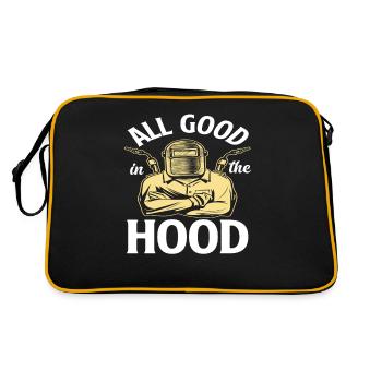 Les soudeurs sont tous bons dans le capot - Sac Retro - noir/or - Dos