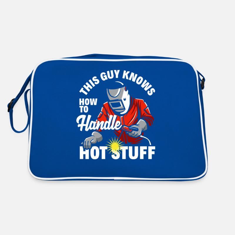 This guy knows how to handle hot stuff Retro Bag