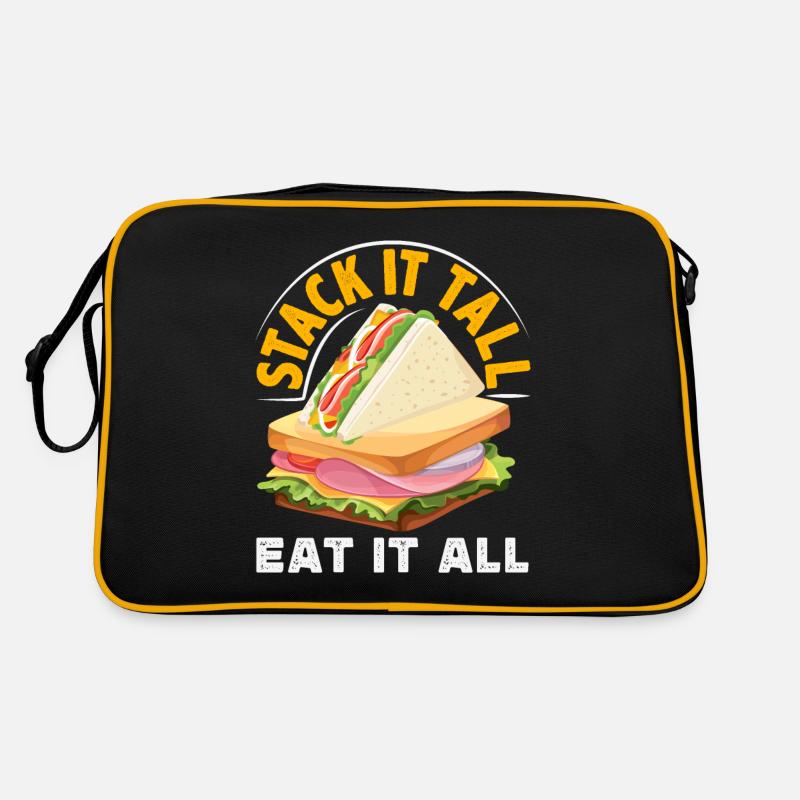 Sandwich Sandwich Snack Célébration Sac Retro