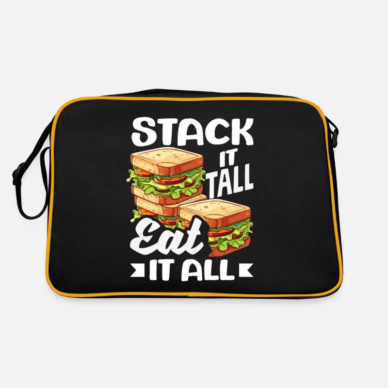 Sandwich Sandwich Snack Célébration Sac Retro
