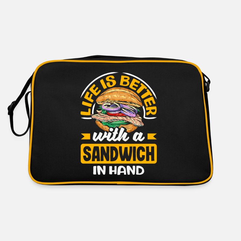 Sandwich Day Snack Celebration Sandwich Retro Tasche