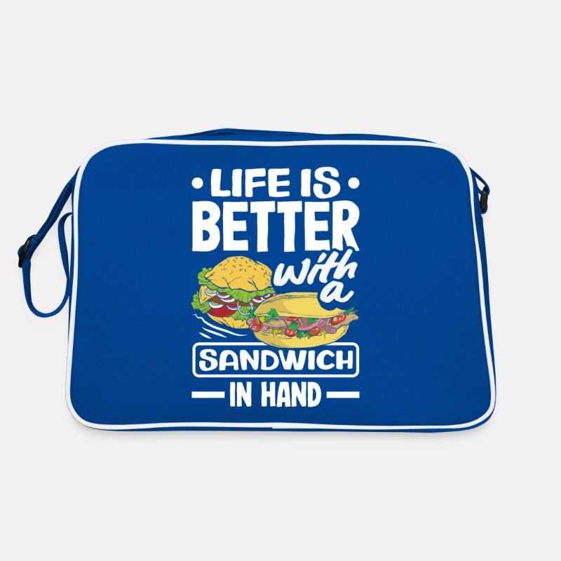 Sandwich Sandwich Snack Célébration Sac Retro