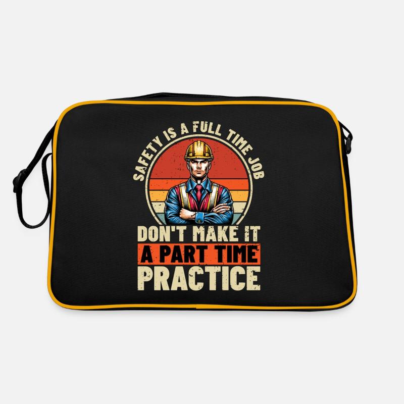 La sécurité des agents de sécurité est une sécurité publique à temps plein Sac Retro