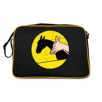 Hand Shadow Puppet Show Puppets - Retro Bag - black/gold - Back