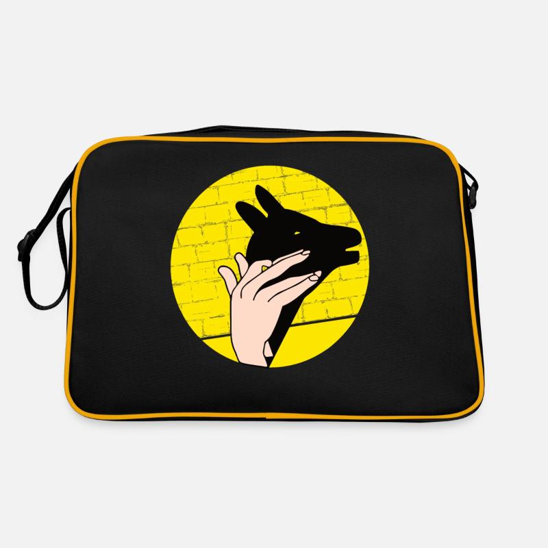 Hand Shadow Puppet Show Puppets Retro Bag