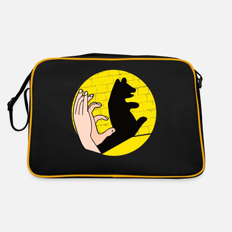Hand Shadow Puppet Show Puppets Retro Bag