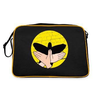Hand Shadow Puppet Show Puppets - Retro Bag - black/gold - Back
